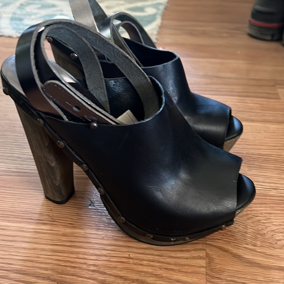 Diesel studded black heels, size 6 - Picture 4 of 10